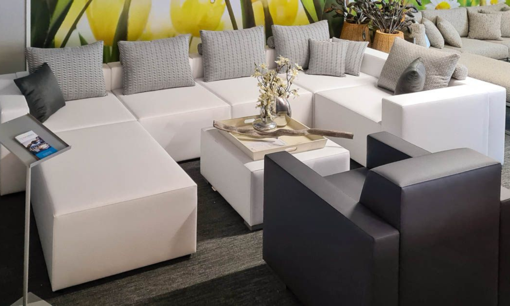 loungeset met hocker